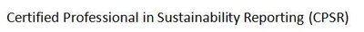Trademark Certified Professional in Sustainability Reporting (CPSR)