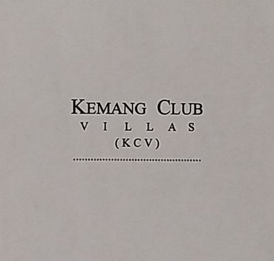 Trademark Kemang Club Villas (KCV)