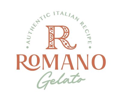 Trademark R ROMANO GELATO AUTHENTIC ITALIAN RECIPE + Logo