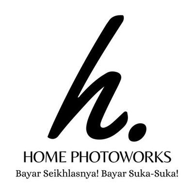 Trademark HOME PHOTOWORKS, Bayar Seikhlasnya! Bayar Suka-Suka! + Logo