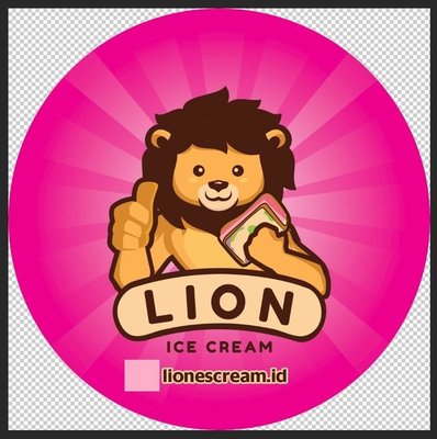 Trademark LION ICE CREAM + LUKISAN