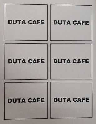 Trademark DUTA CAFE