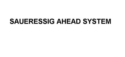 Trademark SAUERESSIG AHEAD SYSTEM