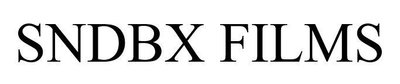 Trademark SNDBX FILMS