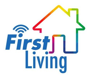 Trademark FIRST LIVING + Lukisan