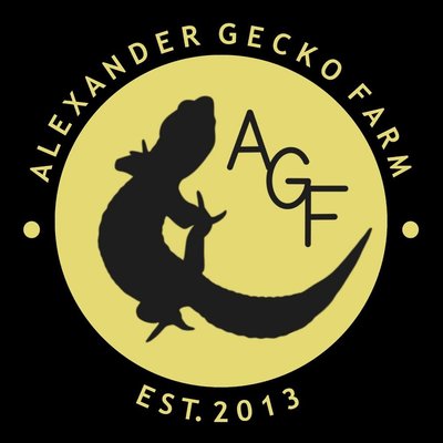 Trademark ALEXANDER GECKO FARM + AGF + Logo + Est. 2013