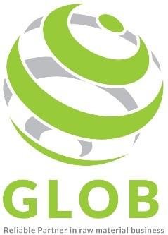 Trademark GLOB Reliable Partner in raw material business + Logo