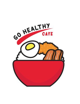 Trademark GO HEALTHY CAFE + LUKISAN