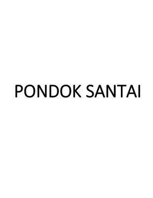 Trademark PONDOK SANTAI