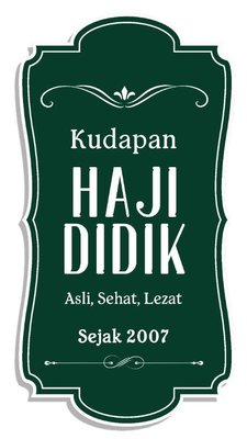 Trademark Kudapan HAJI DIDIK