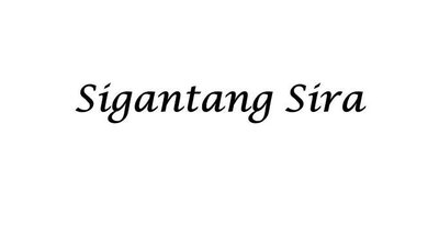 Trademark Sigantang Sira