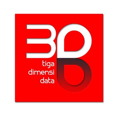 Trademark tiga dimensi data + LOGO (3DD)