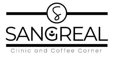 Trademark SANGREAL Clinic and Coffee Corner + Logo