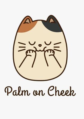 Trademark PALM ON CHEEK