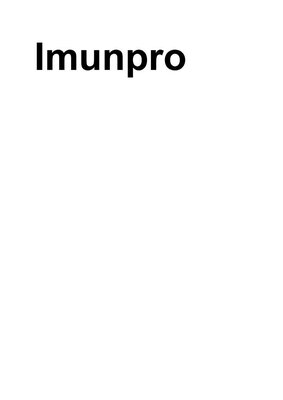 Trademark IMUNPRO