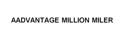 Trademark AADVANTAGE MILLION MILER