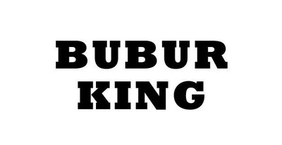 Trademark BUBUR KING