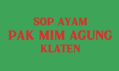 Trademark SOP AYAM PAK MIM AGUNG KLATEN