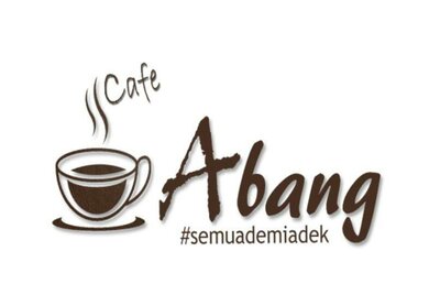 Trademark Cafe Abang #semuademiadek + Logo