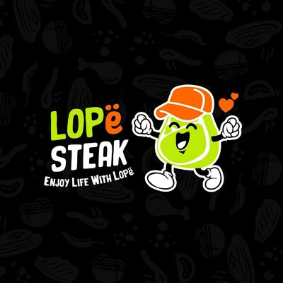 Trademark LOPE STEAK ENJOY LIFE WITH LOPE & LUKISAN