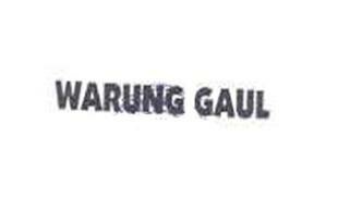 Trademark WARUNG GAUL