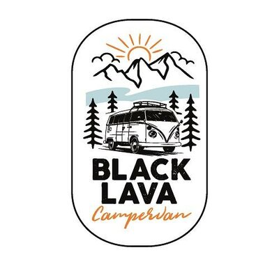 Trademark BLACK LAVA CAMPERVAN + Lukisan