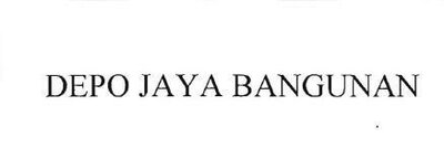 Trademark DEPO JAYA BANGUNAN