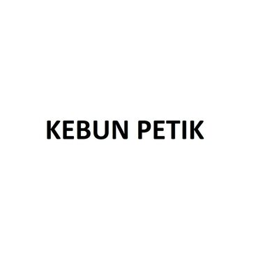 Trademark KEBUN PETIK