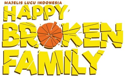 Trademark Happy Broken Family + Lukisan