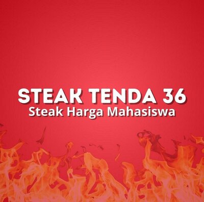 Trademark STEAK TENDA 36 Steak Harga Mahasiswa