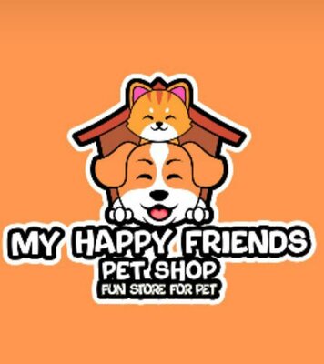 Trademark My Happy Friends Pet Shop Fun Store For Pet + Lukisan