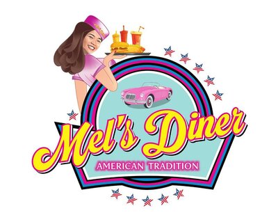 Trademark Mel's Diner & Lukisan