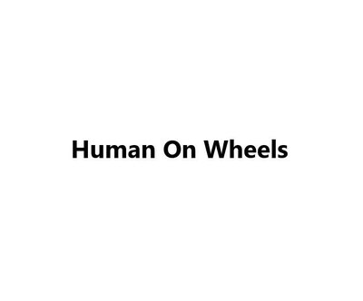 Trademark Human On Wheels