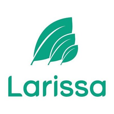 Trademark Larissa + logo daun