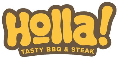 Trademark HOLLA! TASTY BBQ & STEAK DAN LOGO