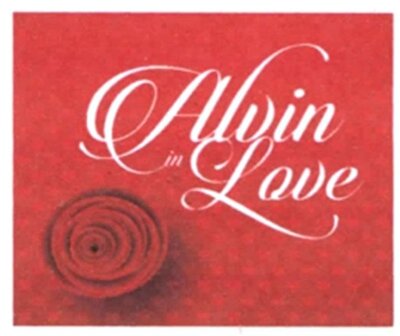 Trademark ALVIN IN LOVE dan LUKISAN