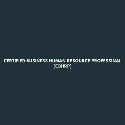 Trademark Certified Business Human Resource Professional (CBHRP)