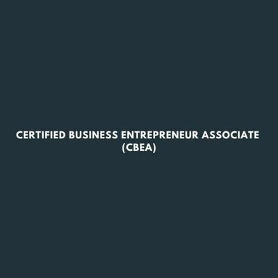 Trademark Certified Business Entrepreneur Associate (CBEA)