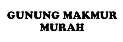 Trademark GUNUNG MAKMUR MURAH