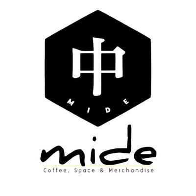 Trademark mide Coffee, Space & Merchandise + Logo