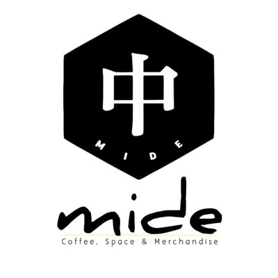 Trademark mide Coffee, Space & Merchandise + Logo