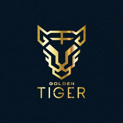 Trademark LOGO + GOLDEN TIGER