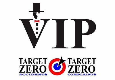 Trademark VIP TARGET ZERO ACCIDENTS TARGET ZERO COMPLAINTS + LUKISAN