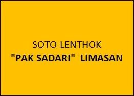 Trademark SOTO LENTHOK " PAK SADARI " LIMASAN