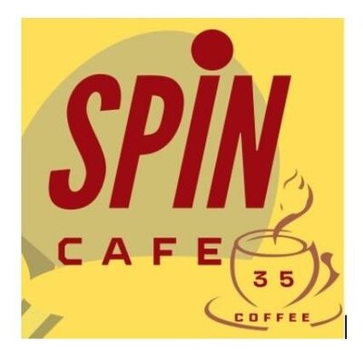 Trademark SPIN CAFE + Lukisan