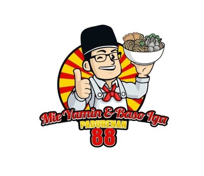 Trademark Mie Yamin & Baso Iga Padurenan 88 + Logo