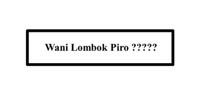 Trademark WANI LOMBOK PIRO