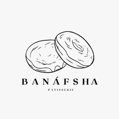 Trademark Banafsha Patisserie + Logo