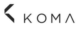 Trademark KOMA + LOGO