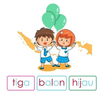 Trademark tiga balon hijau